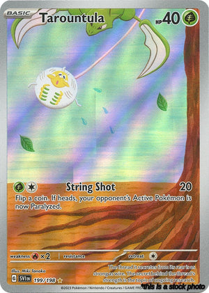 199/198 Tarountula Illustration Rare Holofoil