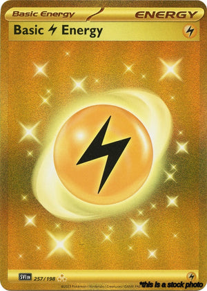 Hyper Rare Basic Lightning Energy - 257/198 [257/198 Near Mint ]