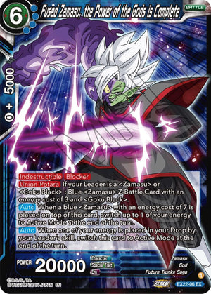 EX22-06 Fused Zamasu, the Power of the Gods is Complete