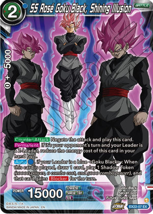 EX22-07 SS Rose Goku Black, Shining Illusion