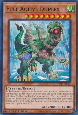 1st Edition Full Active Duplex [CYAC-EN025 Lightly Played] Common / Short Print