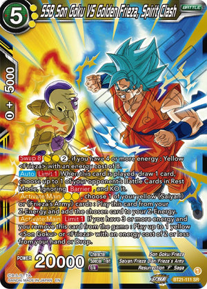SSB Son Goku VS Golden Frieza, Spirit Clash [BT21-111]