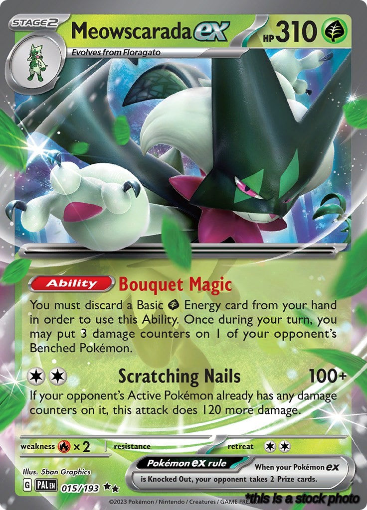 Double Rare Meowscarada ex - 015/193 [015/193 Near Mint ]