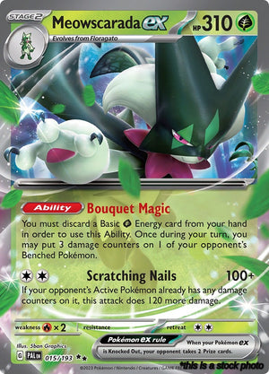 Double Rare Meowscarada ex - 015/193 [015/193 Near Mint ]