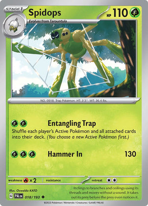 Uncommon Spidops [018/193 Near Mint ]