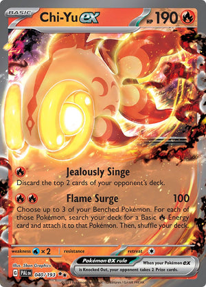Double Rare Chi-Yu ex - 040/193 [040/193 Near Mint ]