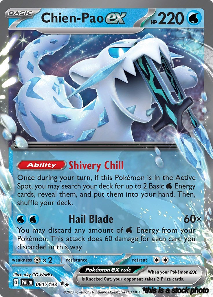 Holofoil Chien-Pao ex - 061/193 [061/193 Lightly Played ]