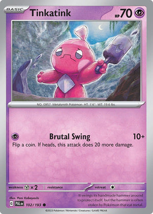 Common Tinkatink - 102/193 [102/193 Near Mint ]
