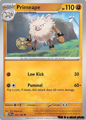 Normal Primeape [107/193 Near Mint ]