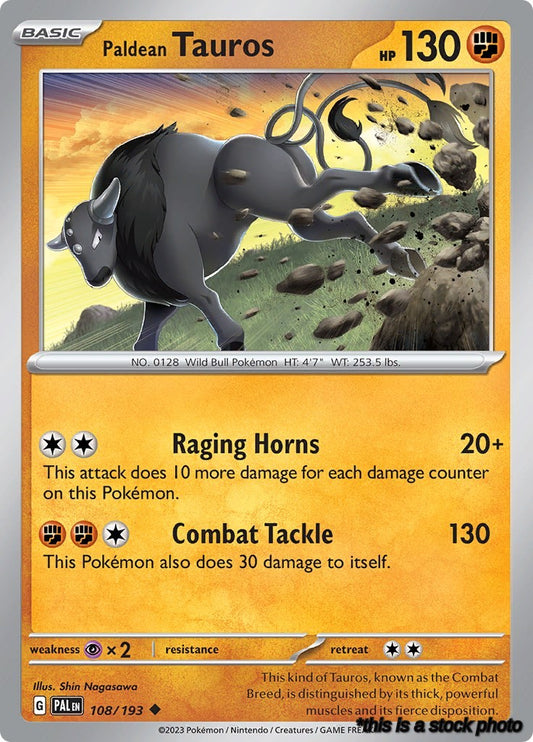 Paldean Tauros - 108/193