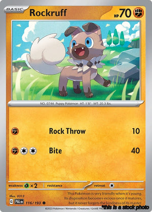 Common Rockruff [116/193 Near Mint ]
