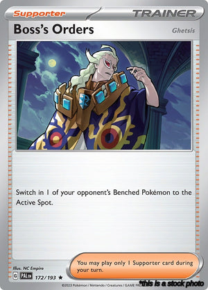 Reverse Holofoil Boss's Orders - 172/193 [172/193 Near Mint ]