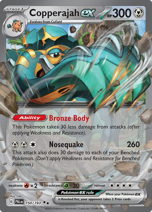 Double Rare Copperajah ex [150/193 Near Mint ]
