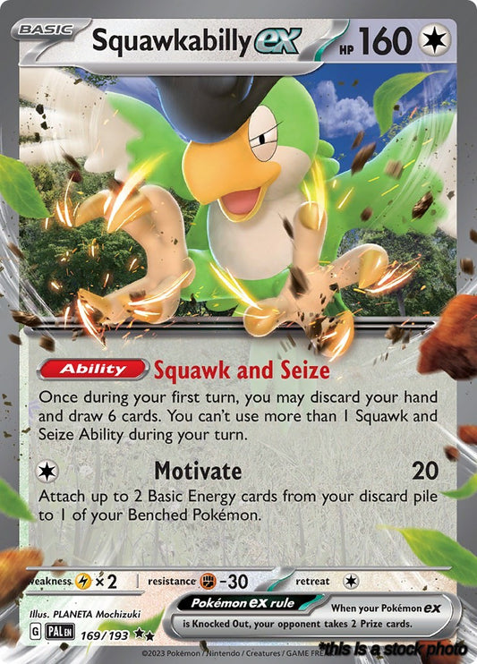 Double Rare Squawkabilly ex [169/193 Near Mint ]