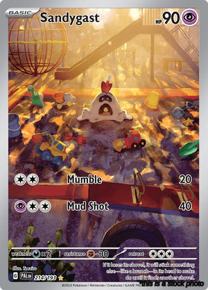 214/193 Sandygast Illustration Rare Holofoil