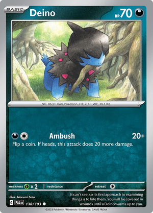 Common Deino [138/193 Near Mint ]