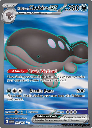 Ultra Rare Paldean Clodsire ex - 244/193 [244/193 Near Mint ]