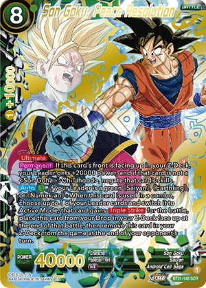 Son Goku, Peace Resolution [BT21-148]