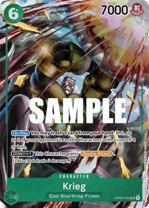 Krieg (Alternate Art) [OP03-025] Pillars of Strength