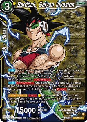 P-509 Bardock, Saiyan Invasion (Zenkai Series Tournament Pack Vol.4 Winner)
