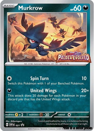 021 Murkrow (Prerelease) Promo Holofoil