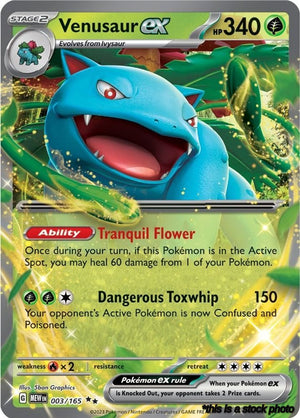 Double Rare Venusaur ex - 003/165 [003/165 Near Mint ]