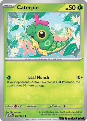 Common Caterpie - 010/165 [010/165 Near Mint ]