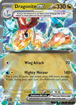 Double Rare Dragonite ex [159/197 Near Mint ]