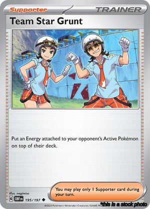 Normal Team Star Grunt [195/197 Near Mint ]