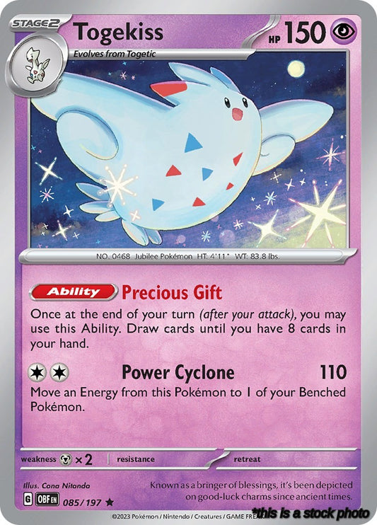 Rare Togekiss [085/197 Near Mint ]