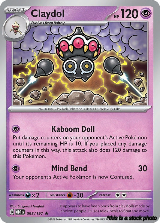 Rare Claydol [095/197 Near Mint ]
