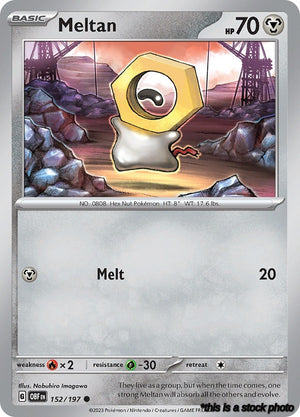Reverse Holofoil Meltan [152/197 Near Mint ]