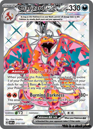 215/197 Charizard ex Ultra Rare Holofoil