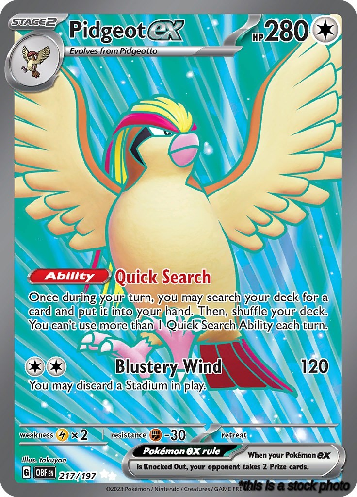 Pidgeot ex - 217/197