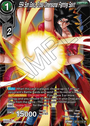 BT22-116 SS4 Son Goku, Cross Dimensional Fighting Spirit