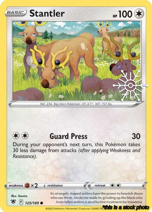 125/189 Stantler (Holiday Calendar) Common Holofoil