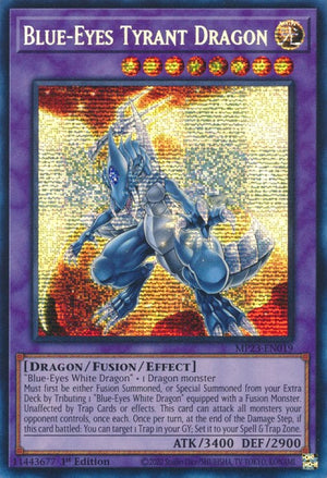 1st Edition Blue-Eyes Tyrant Dragon [MP23-EN019 Near Mint] Prismatic Secret Rare