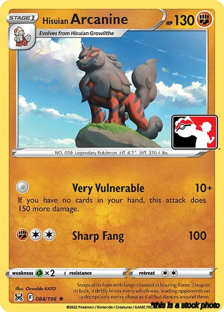 Hisuian Arcanine - 084/196