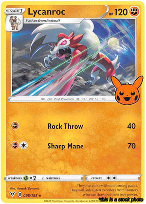 095/185 Lycanroc Rare Normal