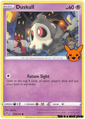 069/185 Duskull Common Normal