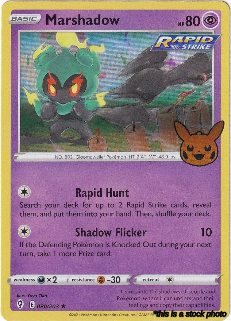 080/203 Marshadow Holo Rare Holofoil
