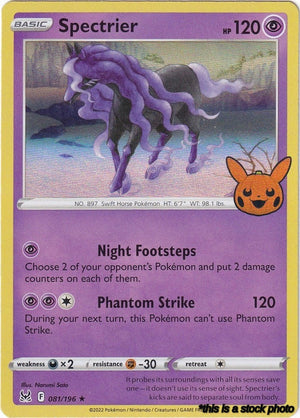 081/196 Spectrier Holo Rare Holofoil