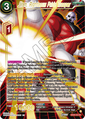 EX23-02 Jiren, Righteous Pride Trooper