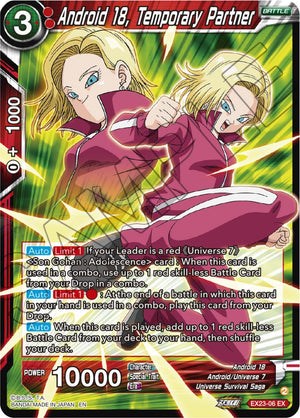 EX23-06 Android 18, Temporary Partner