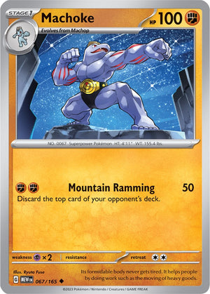 Uncommon Machoke - 067/165 [067/165 Near Mint ]