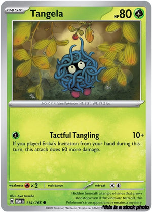 Common Tangela - 114/165 [114/165 Near Mint ]