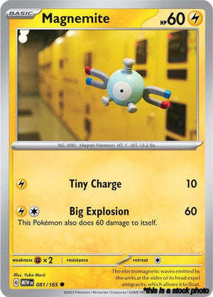 Common Magnemite [081/165 Near Mint ]