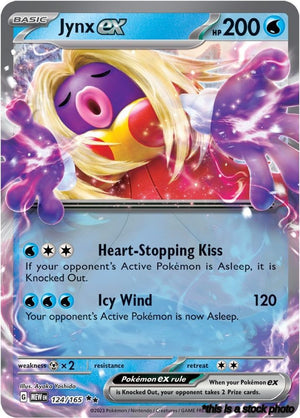 Double Rare Jynx ex - 124/165 [124/165 Near Mint ]