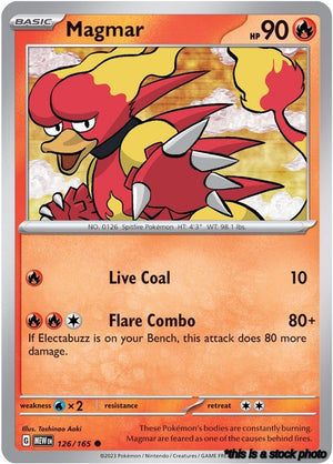 Common Magmar [126/165 Near Mint ]