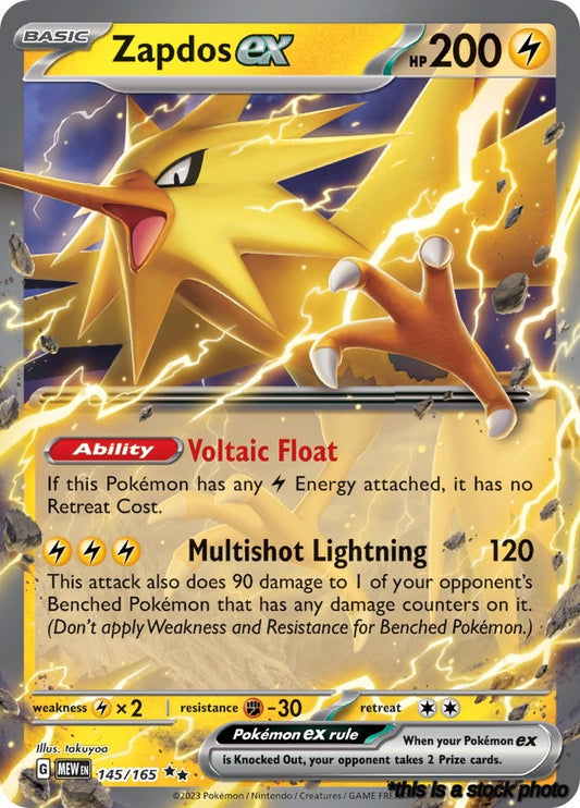 Zapdos ex - 145/165